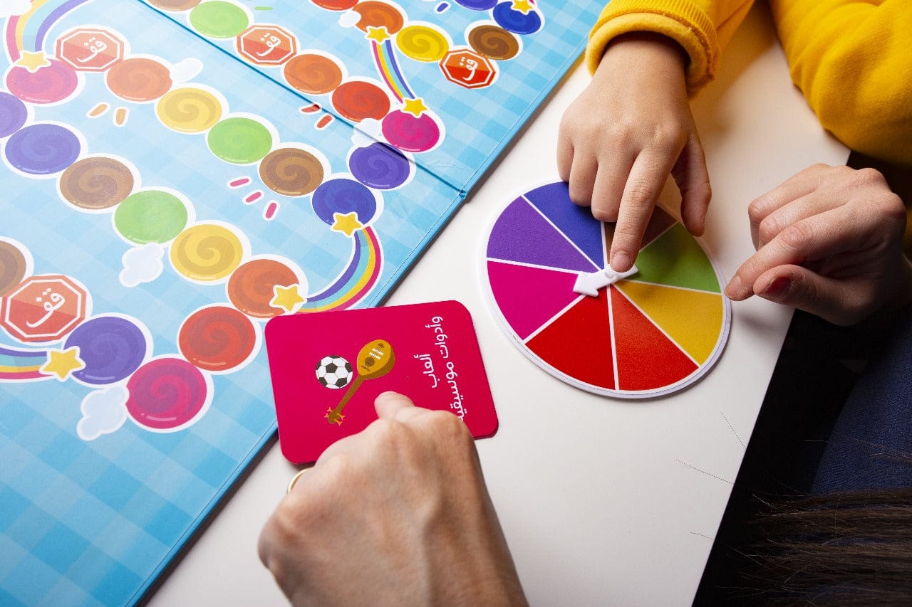 Our Language Flashcards Educational Board Game for kids - kalimat shop